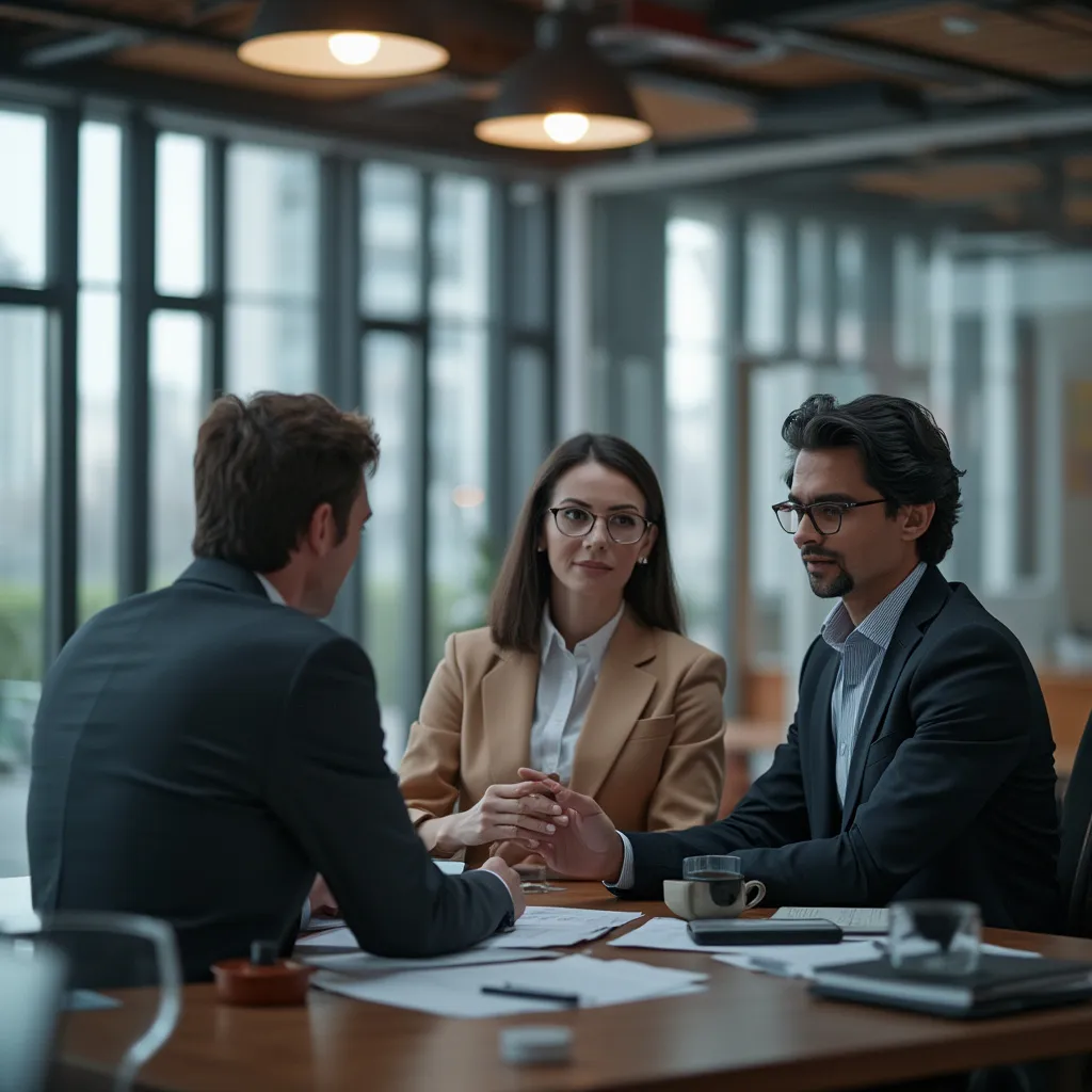 Portrait du PDG d'une entreprise cliente